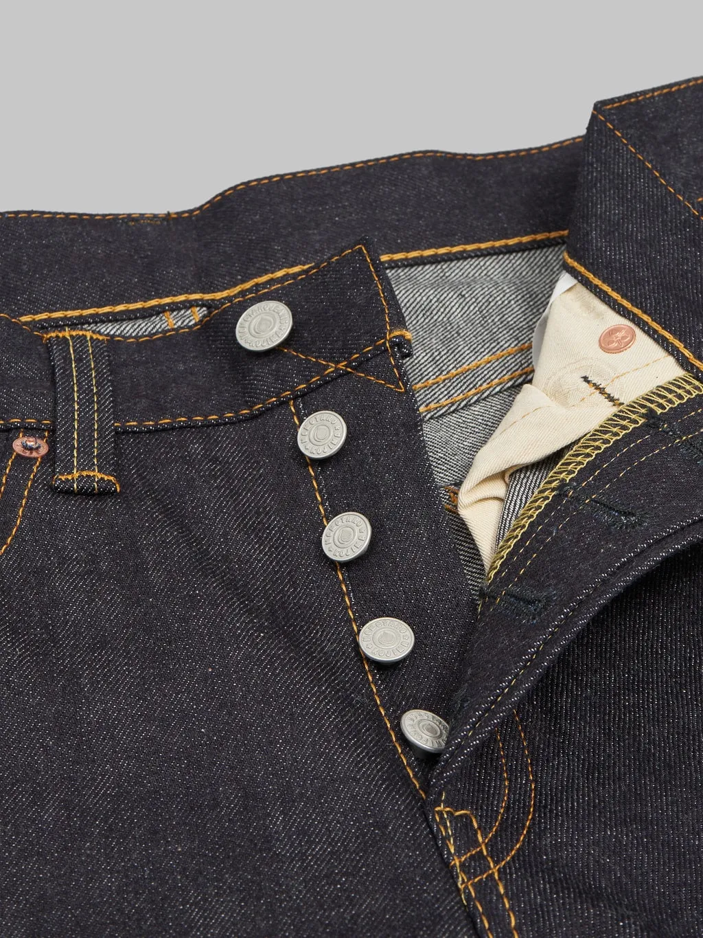 Momotaro 0605-12SP Going To Battle 12oz Natural Tapered Jeans