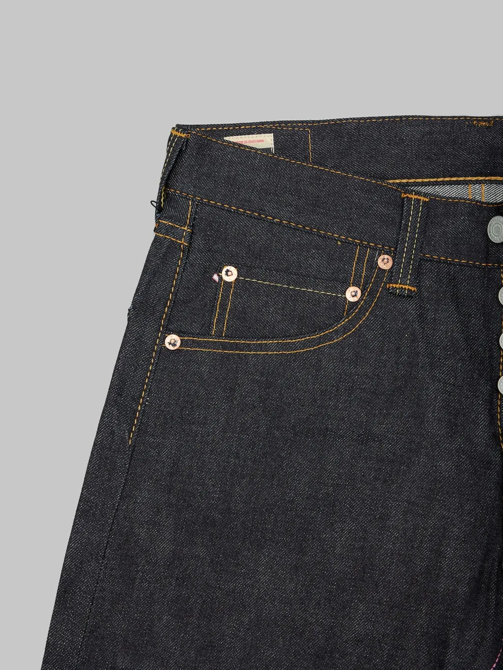 Momotaro 0605-12SP Going To Battle 12oz Natural Tapered Jeans
