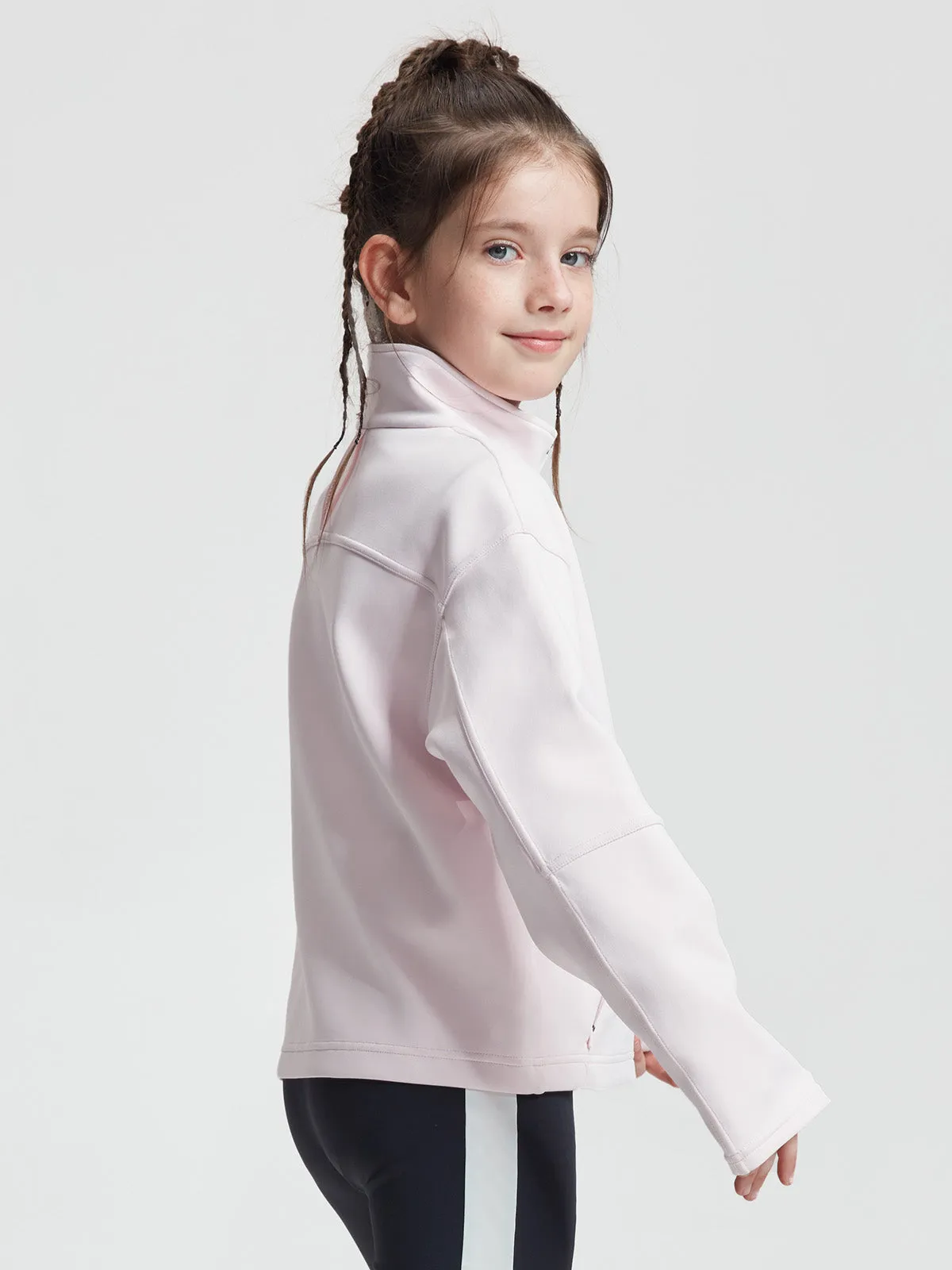 Neoprene Cropped Full Zip