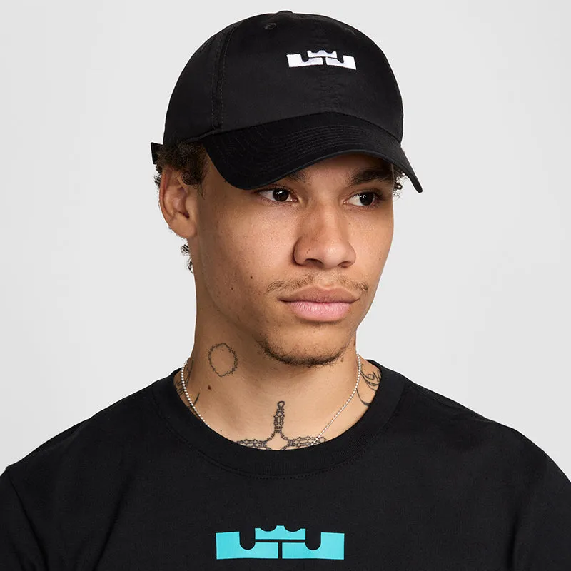 Nike Unisex Lebron James Unstructured Nike Club Cap Black/White
