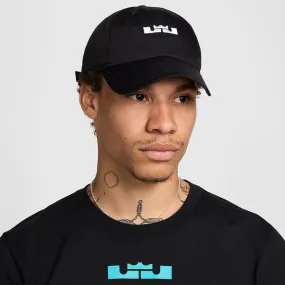 Nike Unisex Lebron James Unstructured Nike Club Cap Black/White