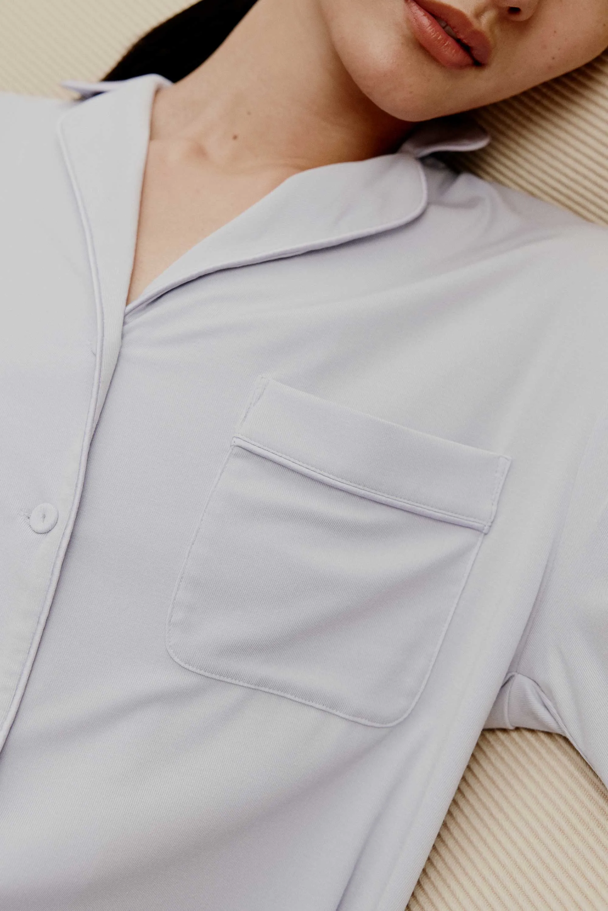 Silk Modal Pajama Top