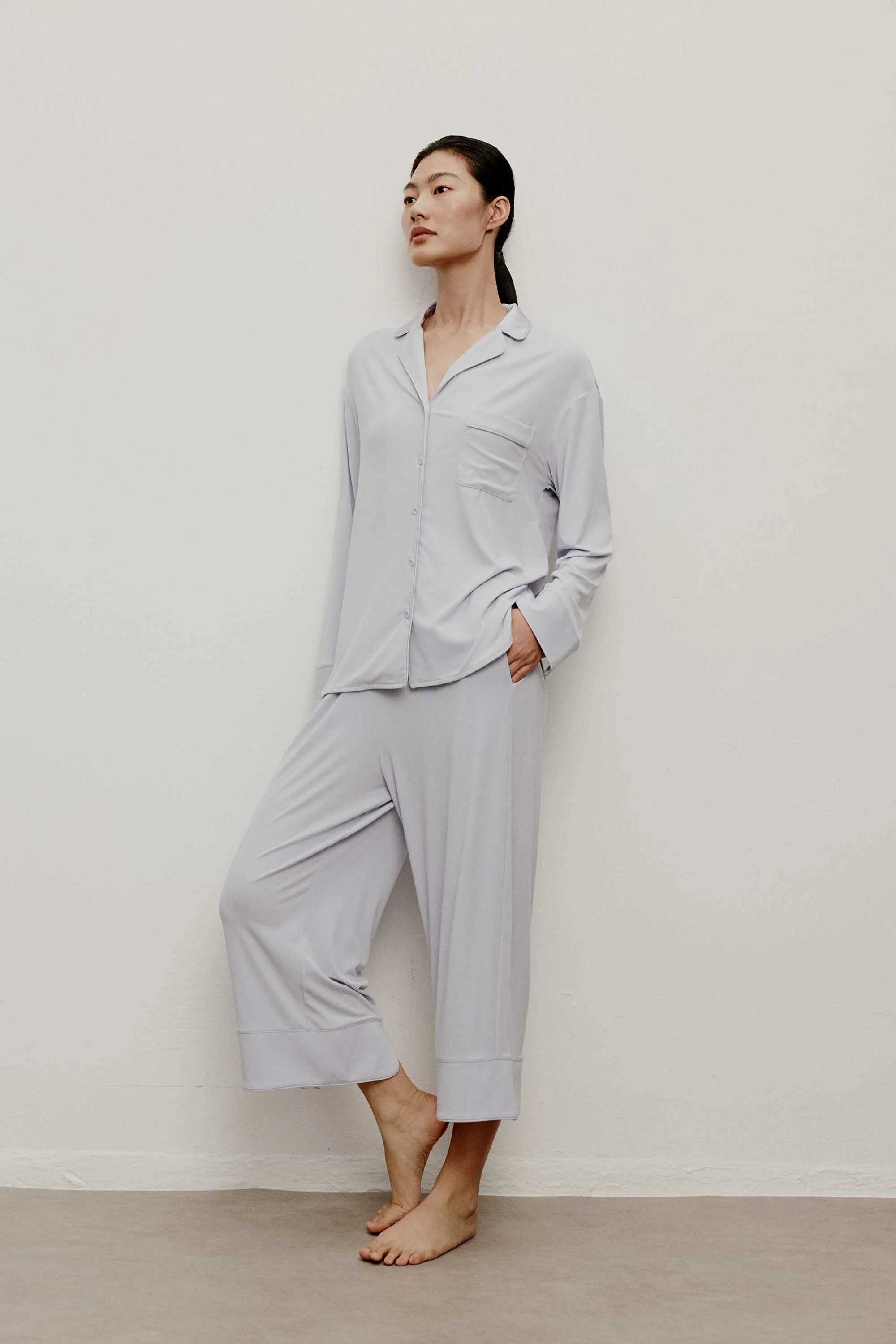 Silk Modal Pajama Top