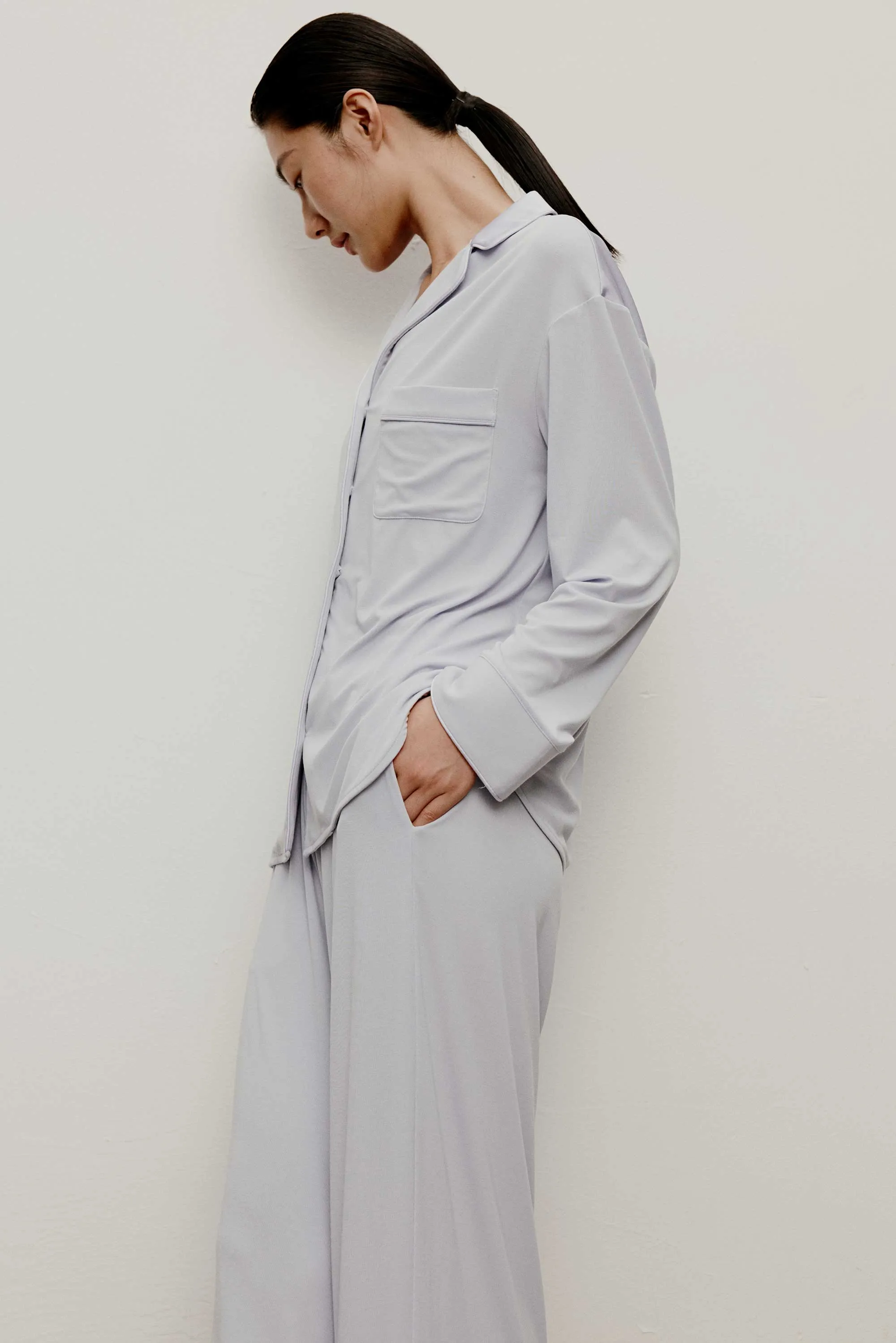 Silk Modal Pajama Top