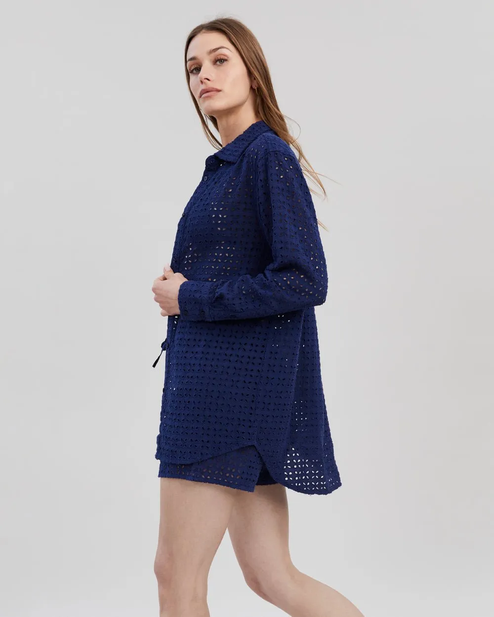 The Eyelet Oxford Tunic