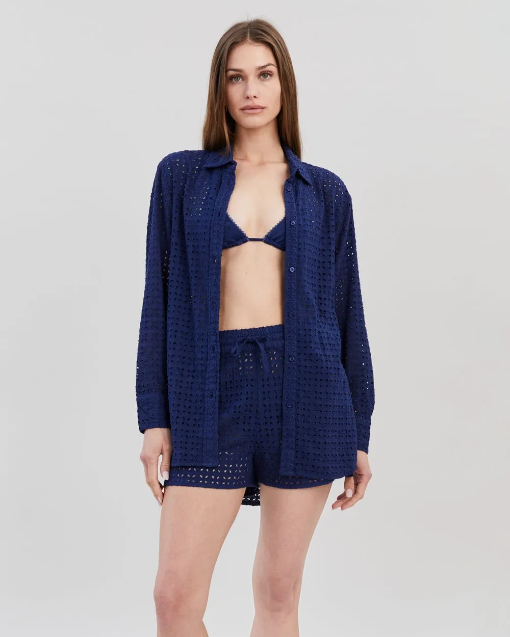 The Eyelet Oxford Tunic