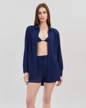 The Eyelet Oxford Tunic