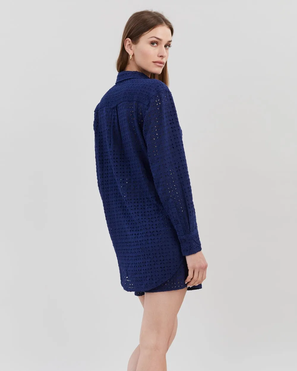 The Eyelet Oxford Tunic