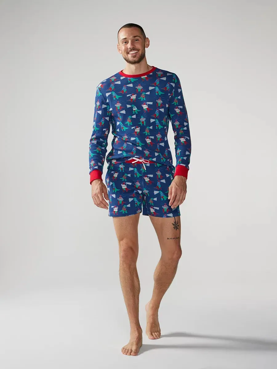The Holidino Waffle Sleep Shirt - Chubbies