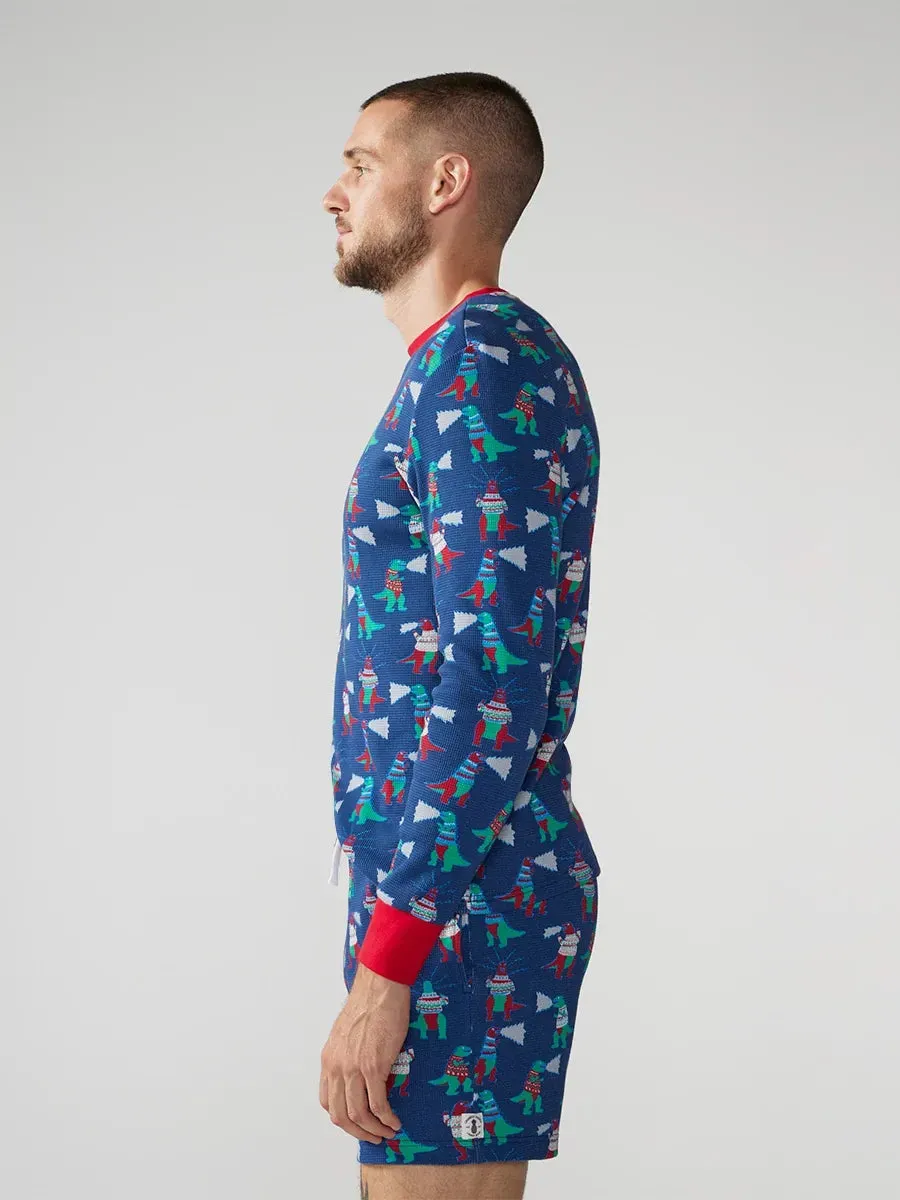 The Holidino Waffle Sleep Shirt - Chubbies