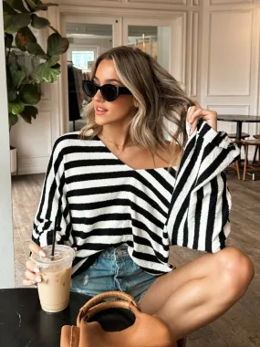 Venus Stripe Knit Sweater