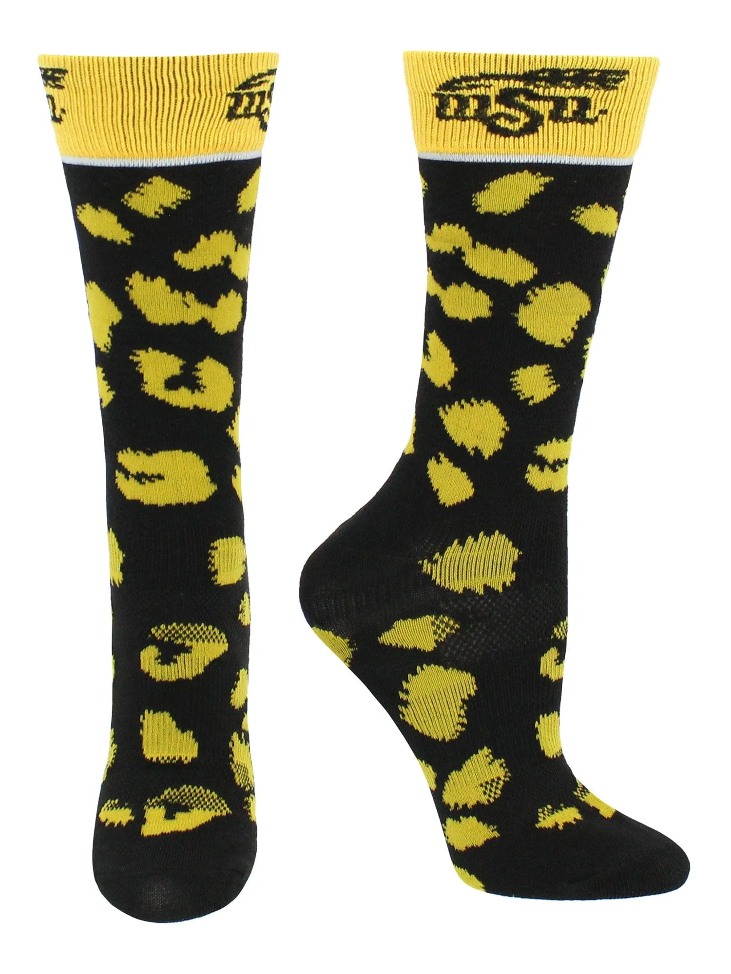 Wichita State Shockers Socks Womens Savage Crew Socks